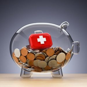 Piggy Bank, Care, Insurance, First aid kit